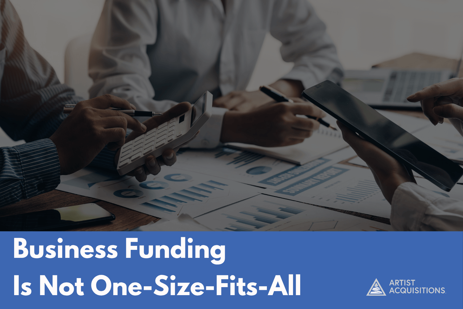 business funding strategy session showing financial planning and funding options for small businesses