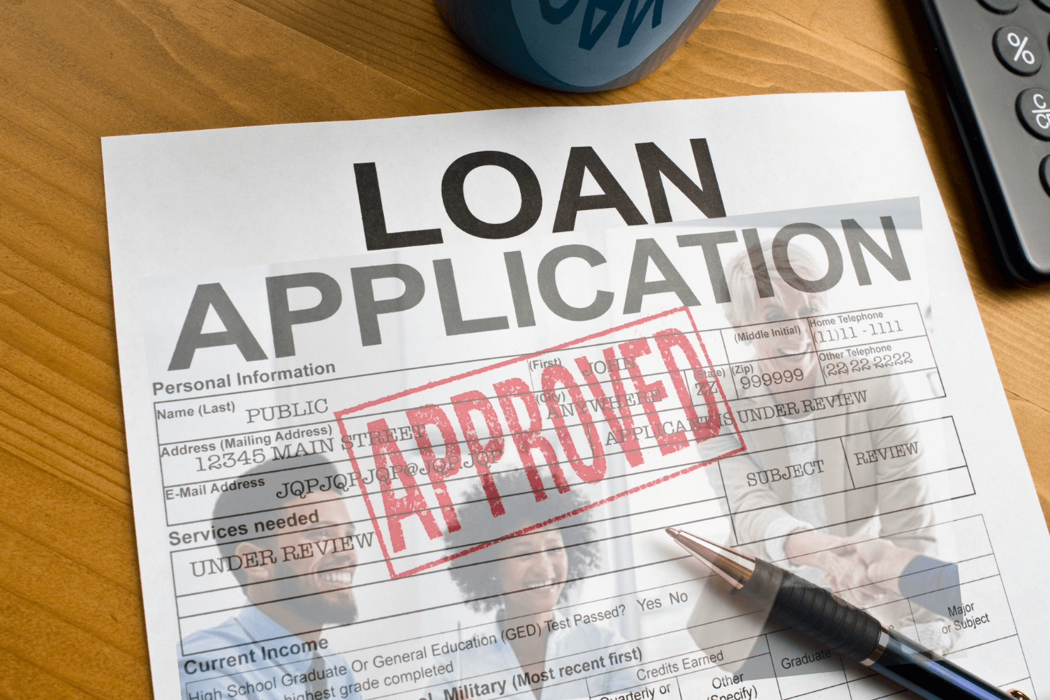 business funding loan application approved showing successful small business funding approval